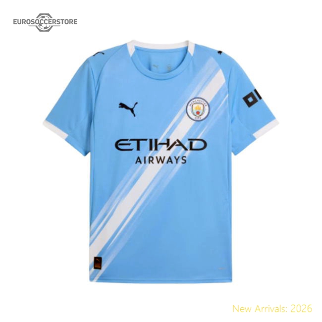 Premium Elite 2025-2026 Man City Home Shirt Reijnders 4