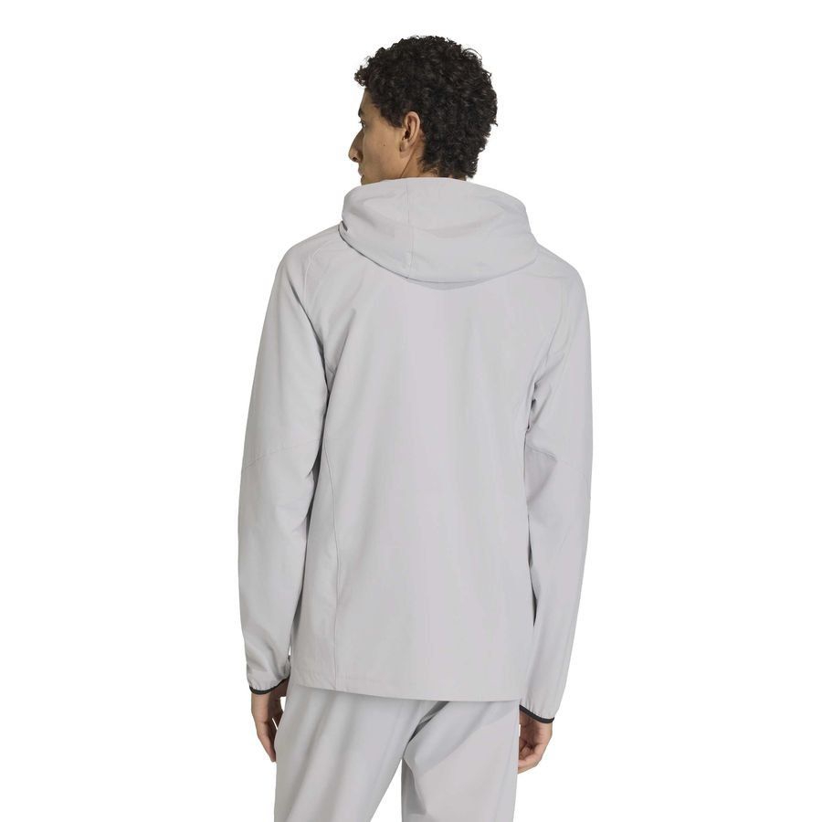 [EFKS] Algeria Windbreaker Tiro Tech FZ Light Grey Jersey