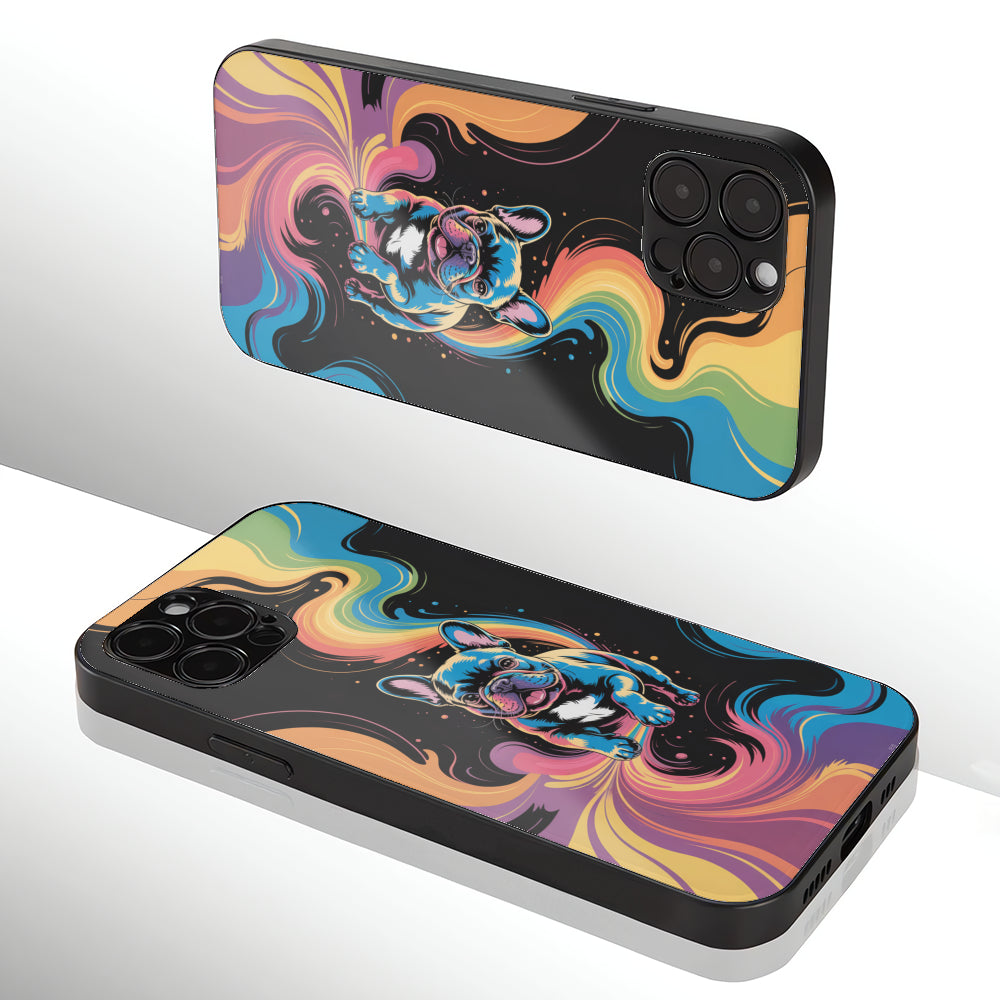 French Bulldog Stella Iphone & Samsung Glass Case Useful Frenchie Gear
