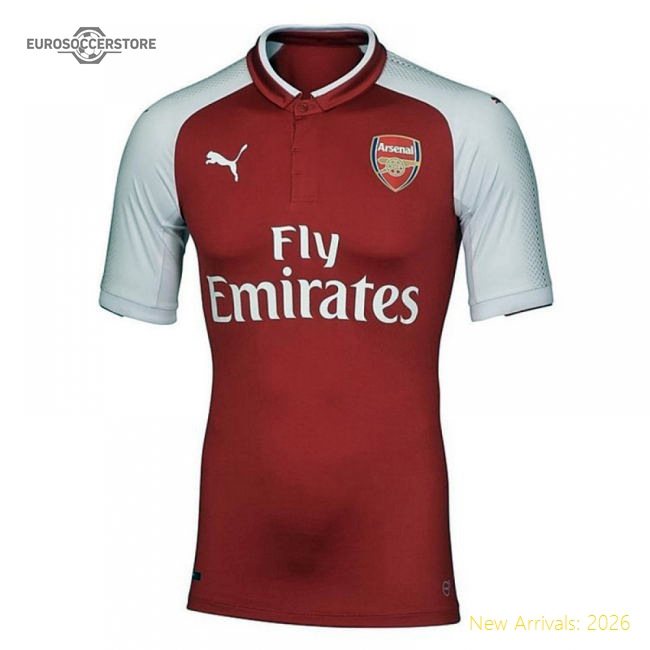 2017-2018 Arsenal Puma Home Authentic Football Shirt