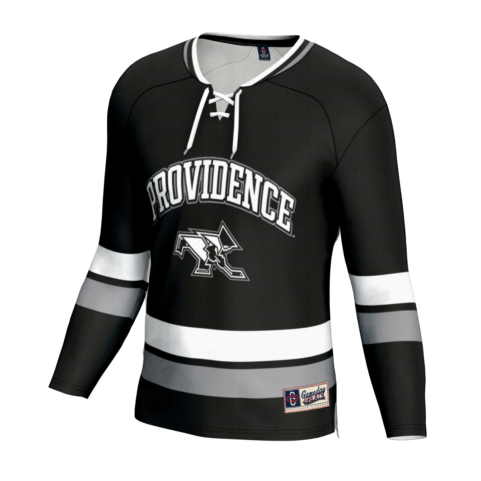 [DDG] Providence Friars GameDay Greats Unisex NIL Pick-A-Player Men's Hockey Lightweight Jersey - Black