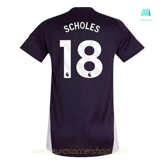 2025-2026 Man Utd Training Jersey (Aurora Plum) - Womens (Scholes 18)