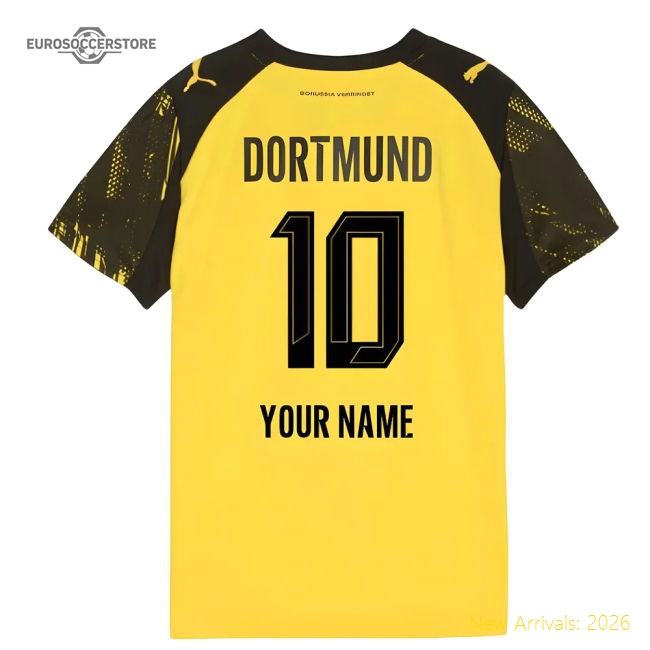 2025-2026 Borussia Dortmund Home Shirt (Kids) (Your Name)