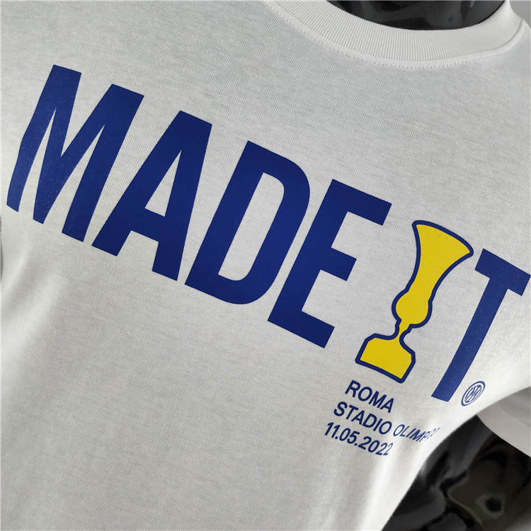21-22 Inter Milan Champion White T-Shirt - Official Replica 6734