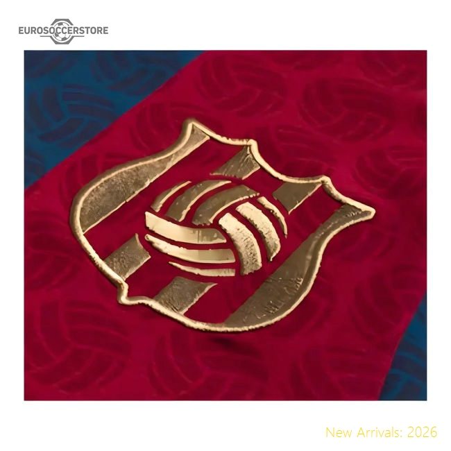 Performance Catalonia Home Ball Shapes Retro Football Shirt