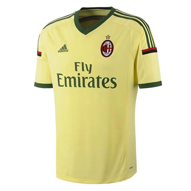 Excellent Red And Blacks Second Kit Ac Milan #2014 Licensed Product