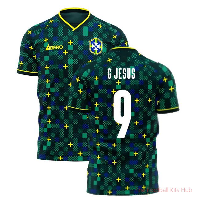 Brazil 2025-2026 Third Concept Football Kit (Libero) (G JESUS 9)