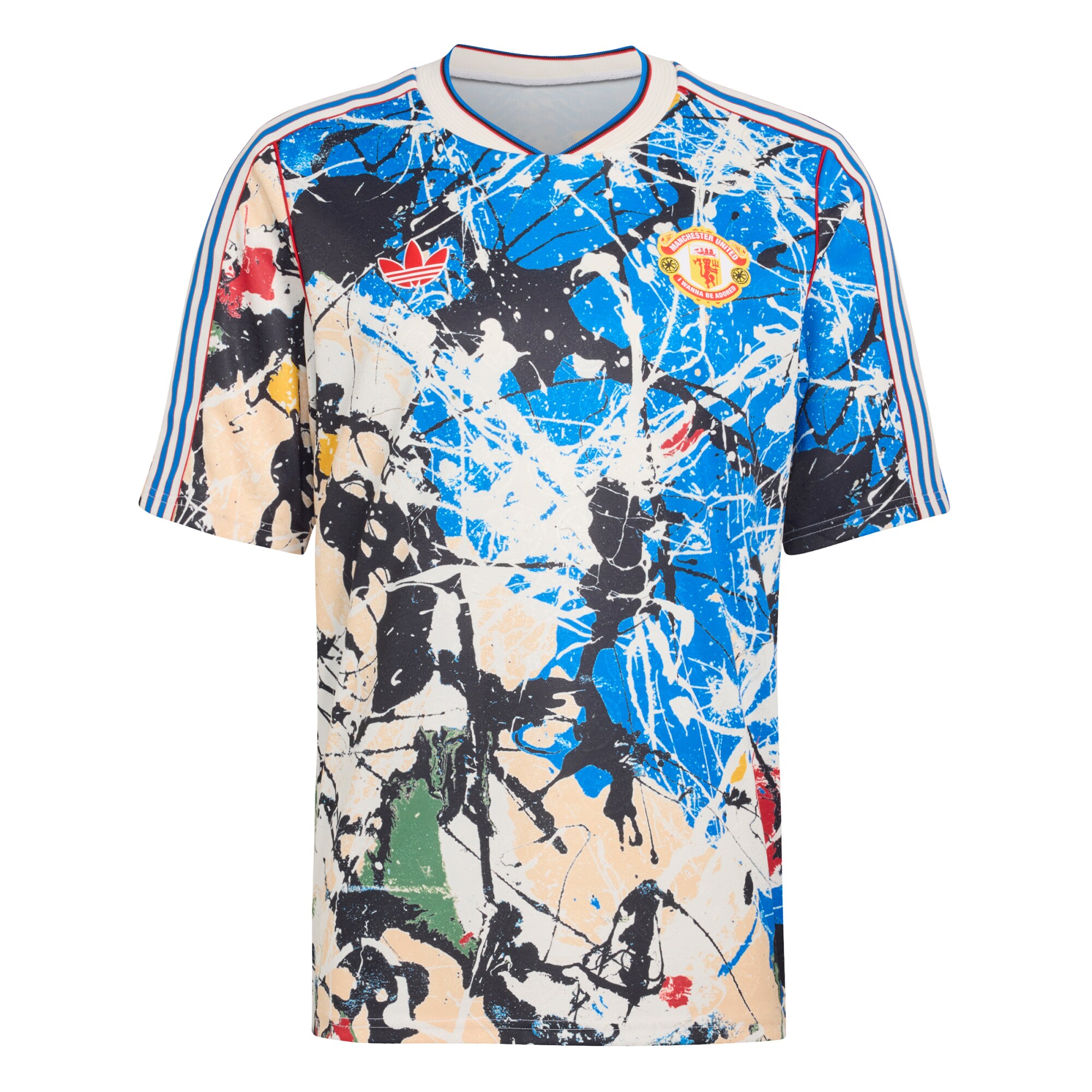 [SJH] Manchester United X Stone Roses Replica Jersey - Blue