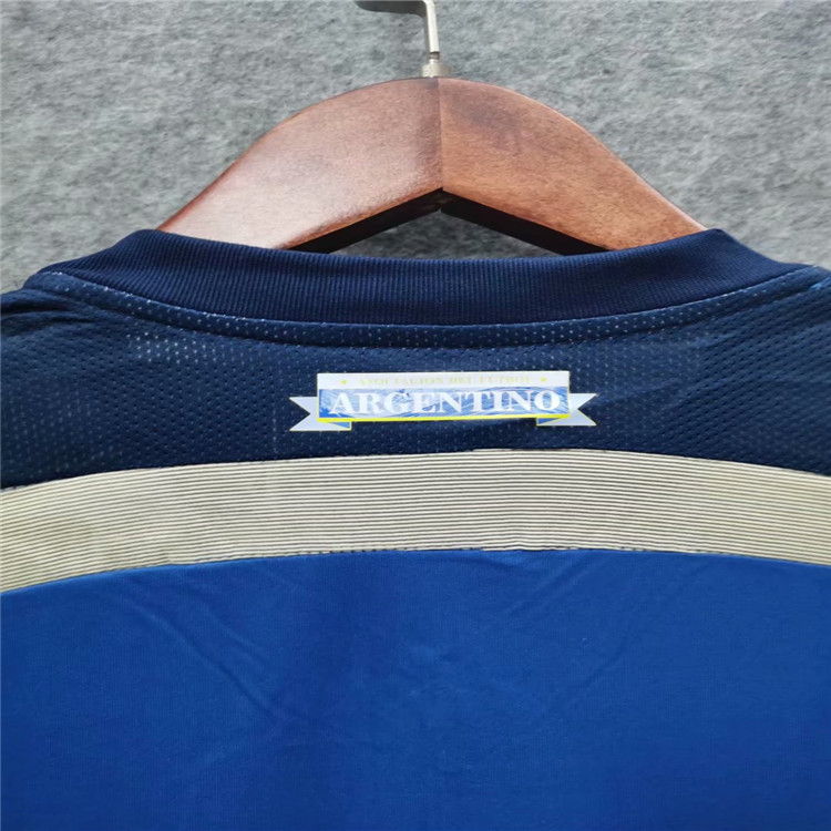 Premium Quality Argentina 2014 World Cup 10 MESSI Away Blue Soccer