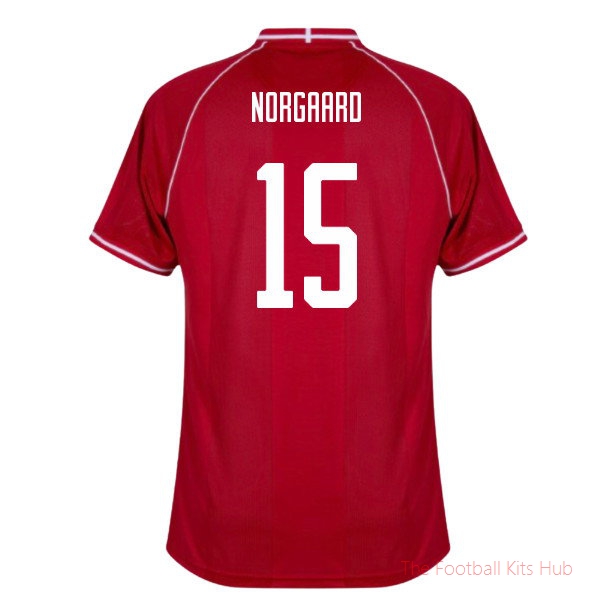 Football Team Denmark Home 2026/27 Jersey (Norgaard 15)