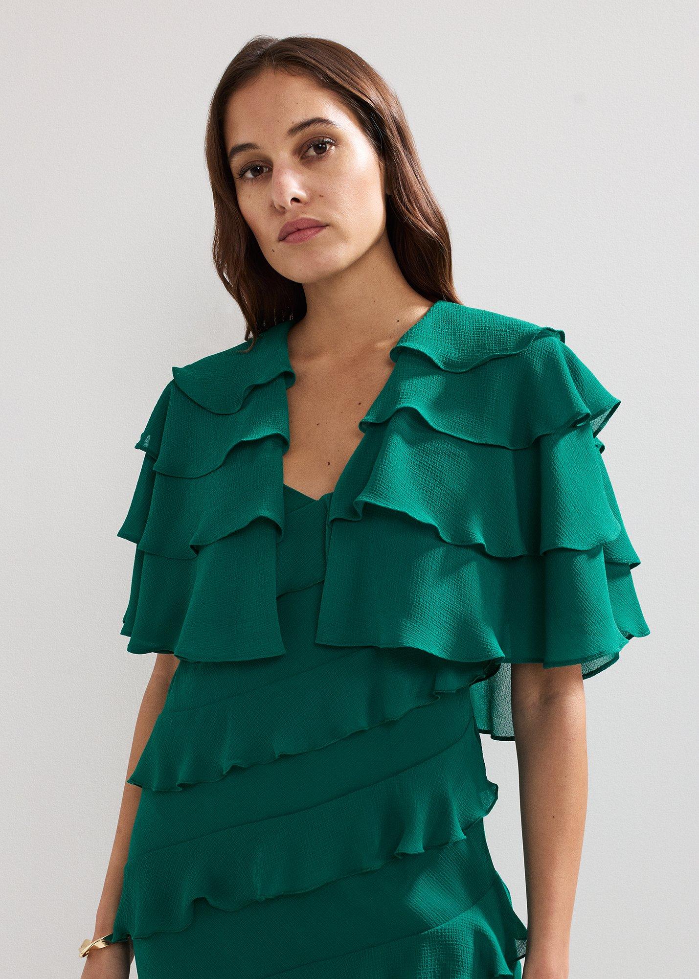 Nicolette Ruffle Cape