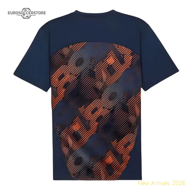 Official 2024-2025 Marseille Pre-Match Shirt (Club Navy)