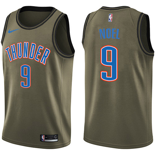Oklahoma City Thunder Nerlens Game-Ready Pro Jersey Athletic Fit #9