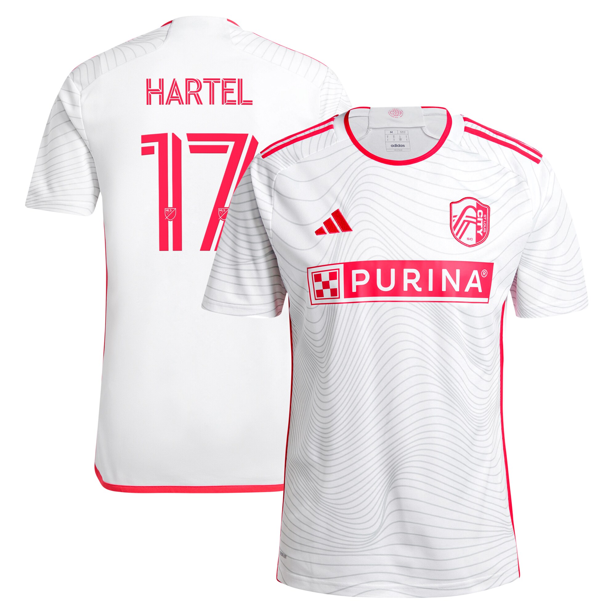 [SJH] Marcel Hartel St. Louis City SC 2024 The Confluence Kit Replica Player Jersey - White