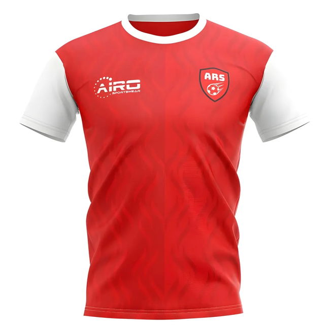 Football North London Home Concept Football Shirt Aubameyang #14 A...