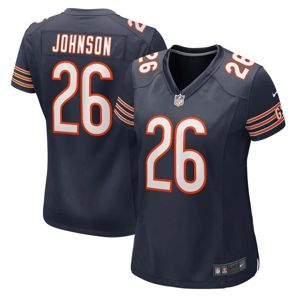 None Quindell Johnson Game Jersey - Navy | NFL Player Jersey