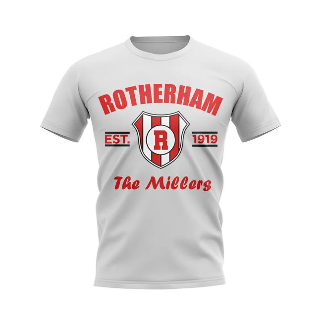 Replica Rotherham White #none Professional Grade Modern Style Shirt