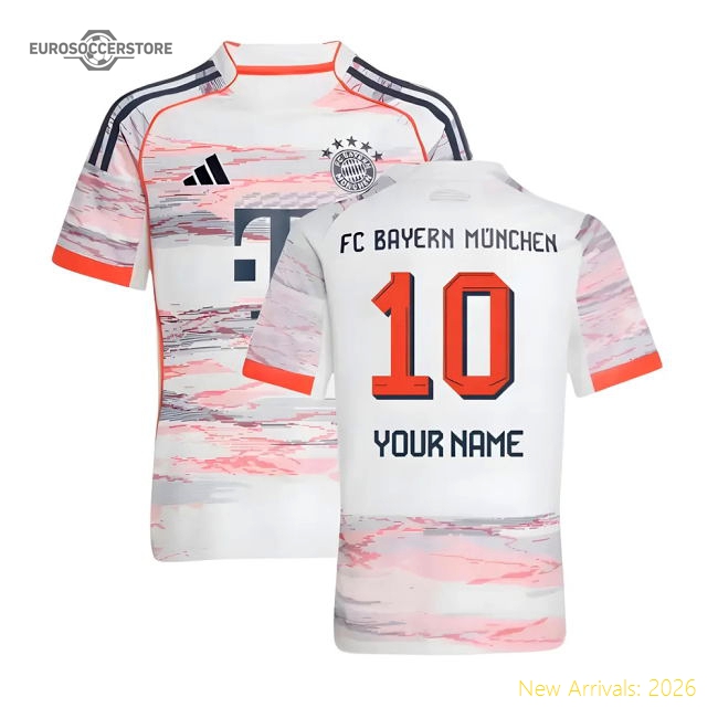 Teams,Bayern Bayern Away Club Munich 2025-2026 Shirt For Football Fans