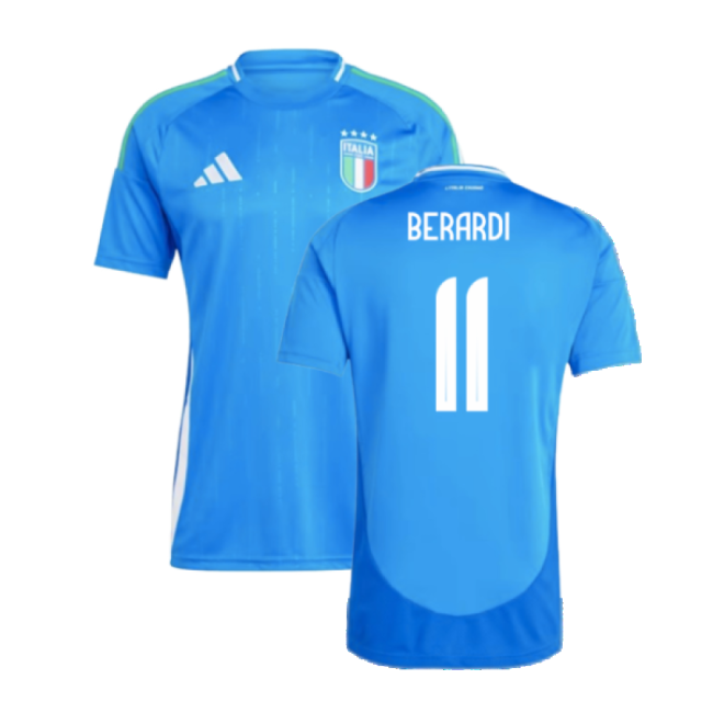 2024-2025 Italy Home Shirt (Berardi 11) Oranje Oranje Official
