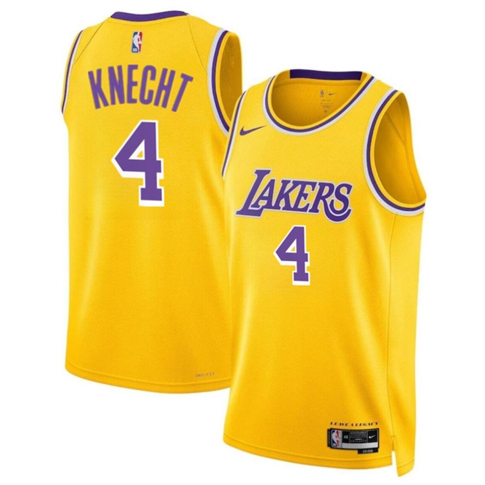 Los Angeles Lakers 4 Yellow Jersey - NBA Collection