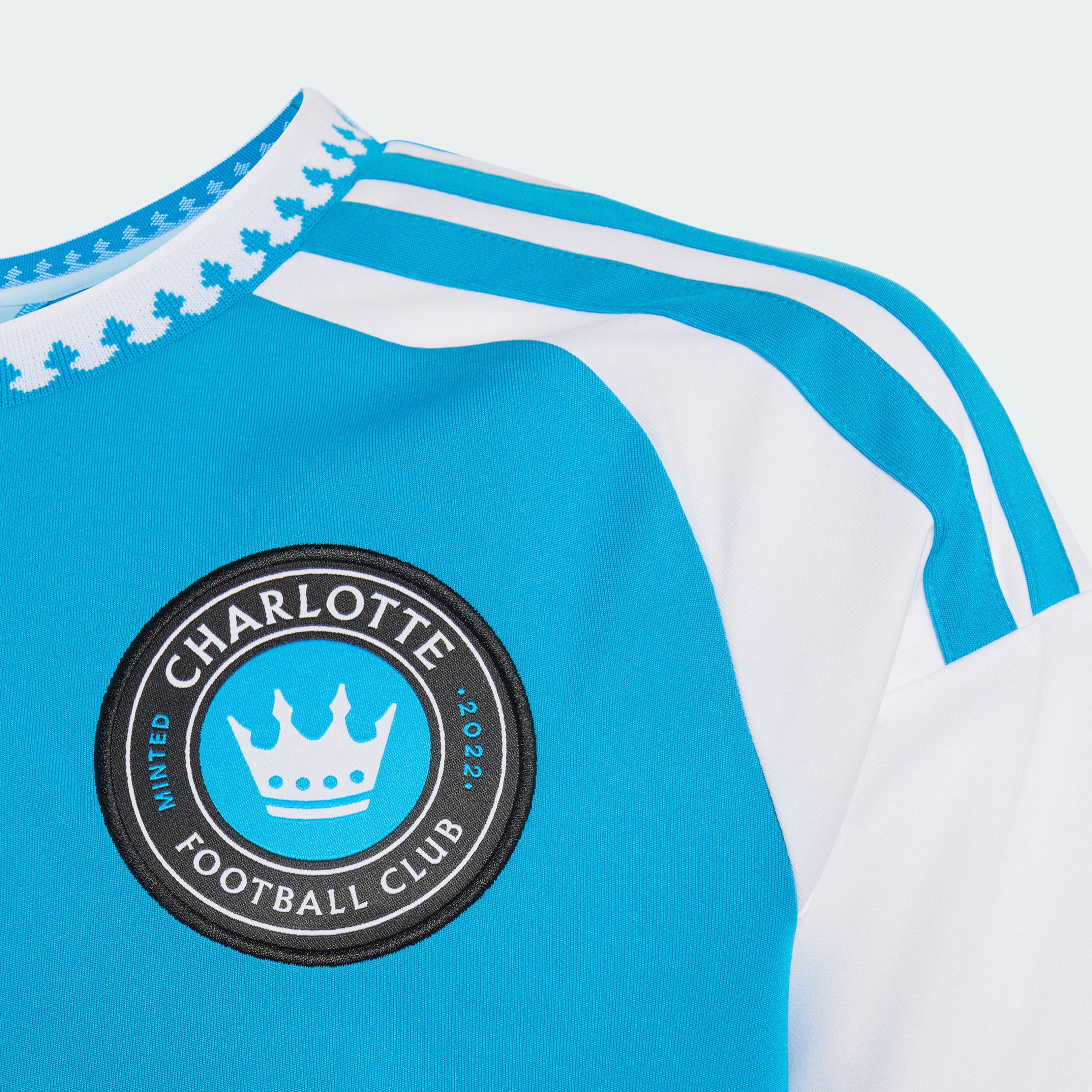 [SJH] Charlotte FC Youth 2026 Carolina Kit: Crowns Up Replica Jersey - Blue