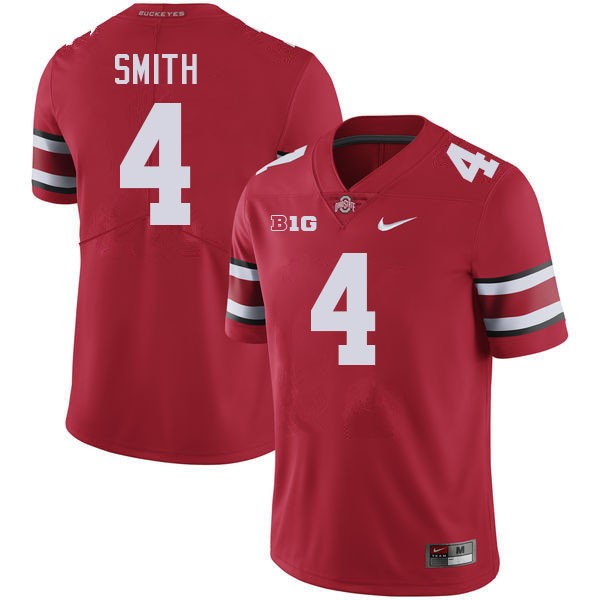 Men Ohio State Buckeyes Jeremiah Smith #4 Elite Replica