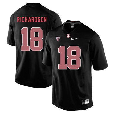 durabl Men's None Jack Richardson #18 Black 2024 Football Jersey