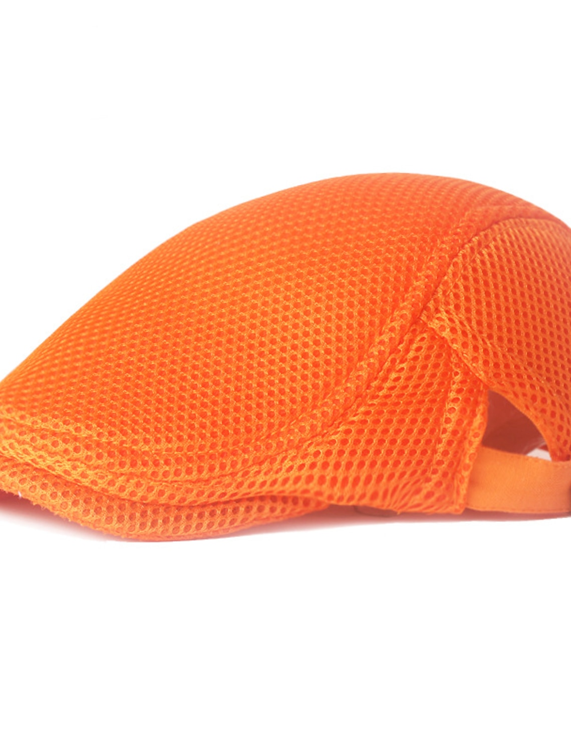 Men's Flat Cap Black White Polyester Mesh Streetwear Stylish 1920s