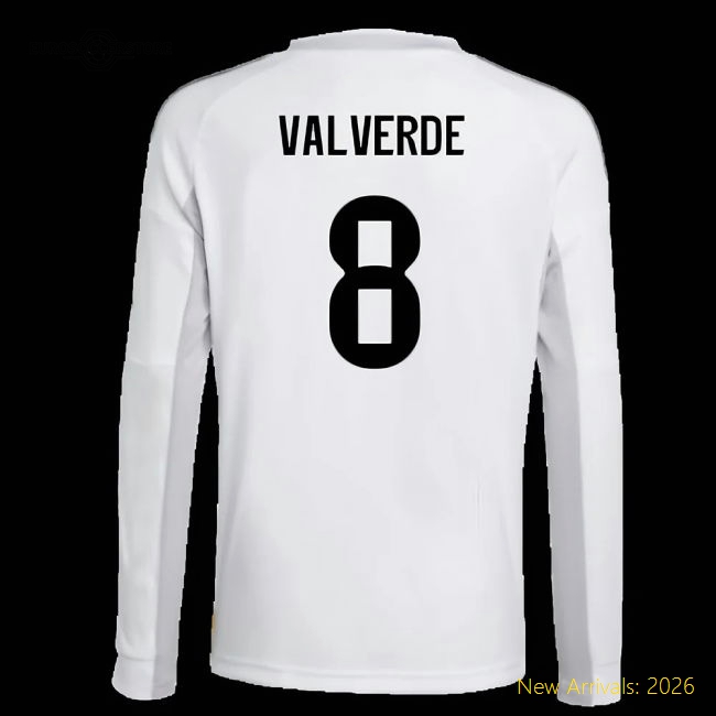 Kid-approved Football Team Kids Valverde Jersey 2025-2026 Easy-care