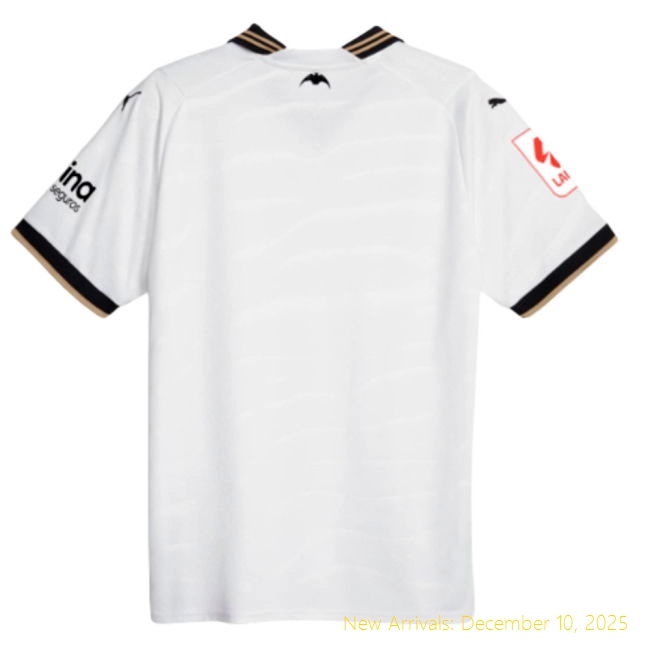 Official Valencia (valencia) Home - Supporter Jersey - Breathable