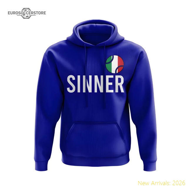 Jannik Sinner Italy Name Hoody (Royal Blue)