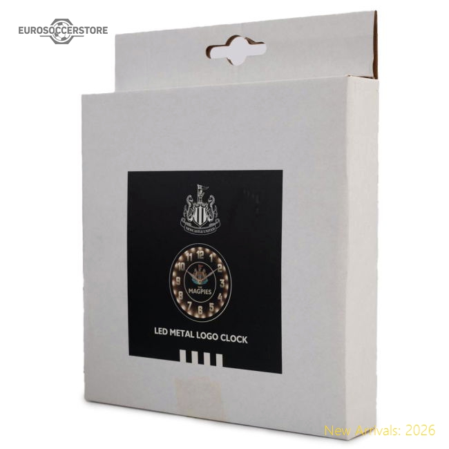 Newcastle United FC LED Magpies Wall Clock