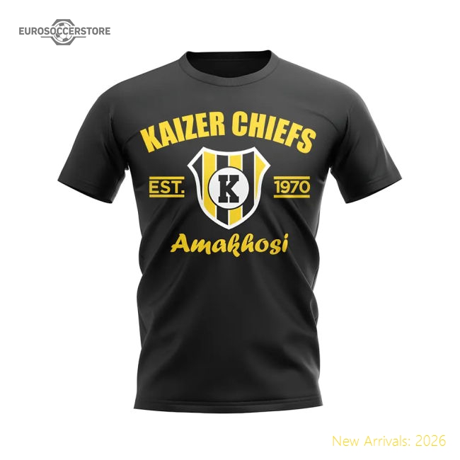 Luxury Kaizer Chiefs Established Football Supporter Tee (black)