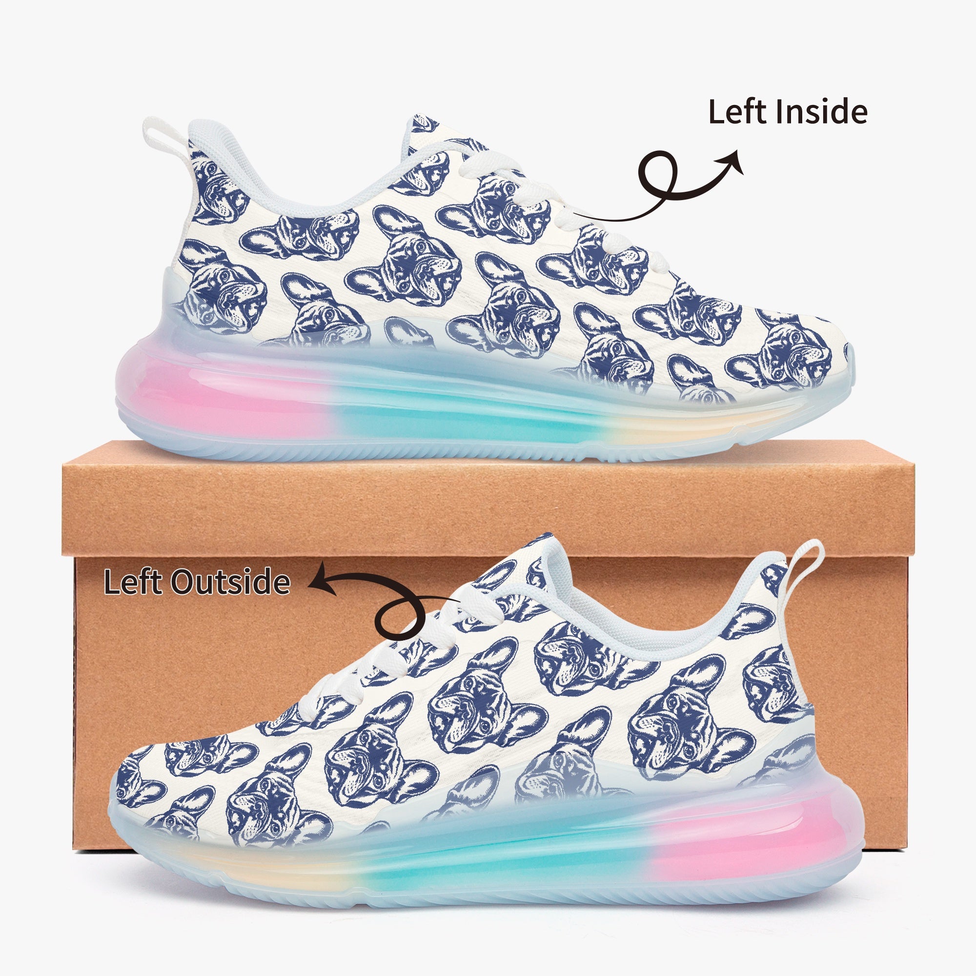 - Bulldog Inspired Lightweight Sneakers For Dog Lovers | Premium Quality