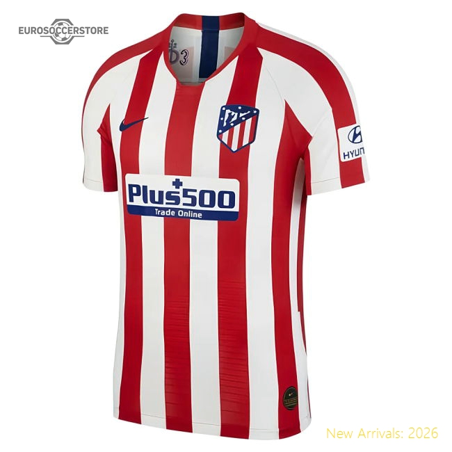 2019-2020 Atletico Madrid Home Player Issue Jersey - Great Value