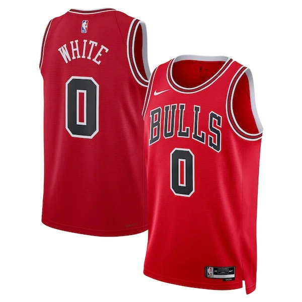 Coby White CHI Swingman Jersey - superior NBA - Red sports sports
