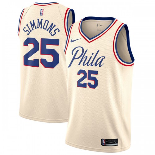 PHI Philadelphia 76ers #25 Nike Game-Used Style Jersey Game Day Wear