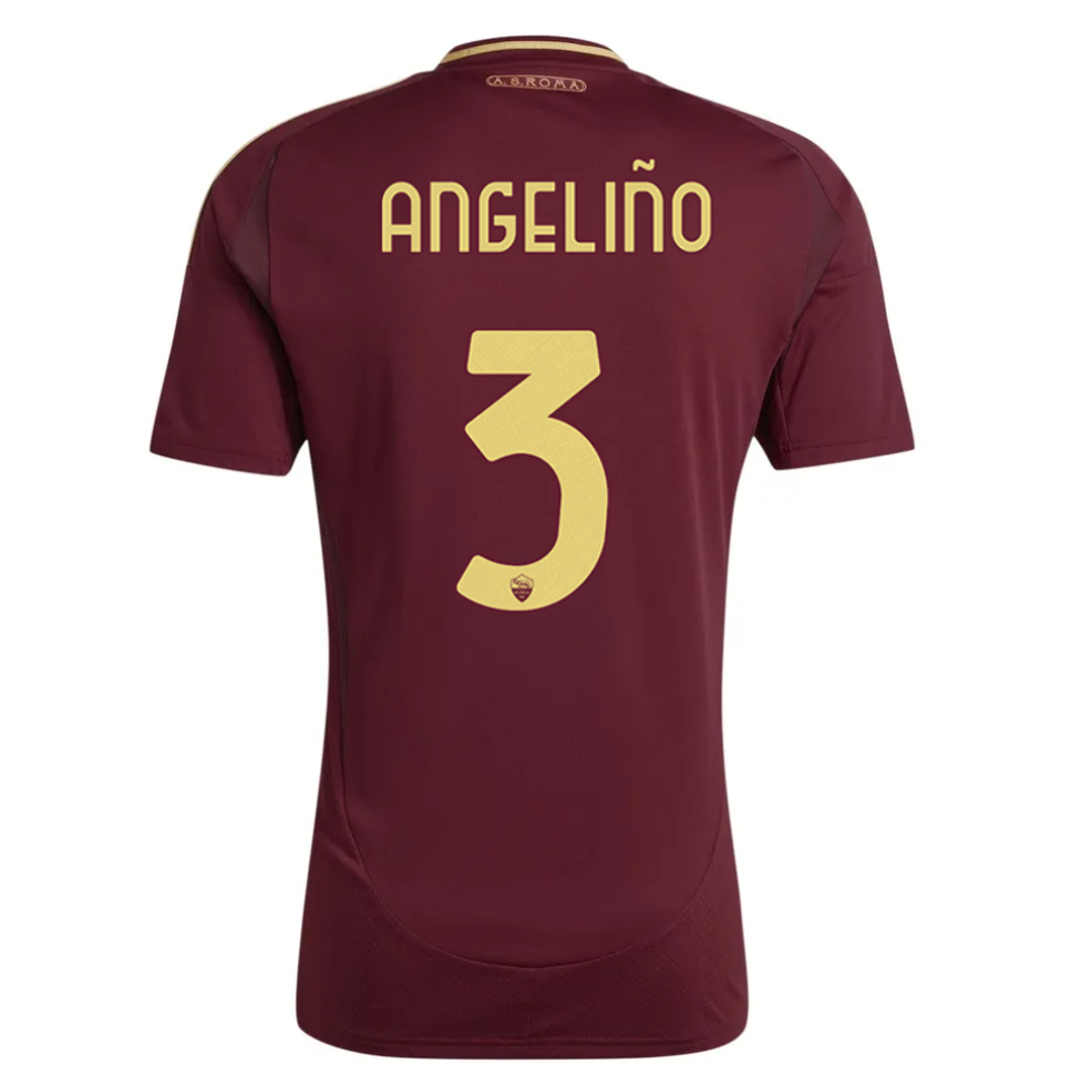 AS Roma 2425 Home Shirt ANGELINO 3 - Official Replica 10417