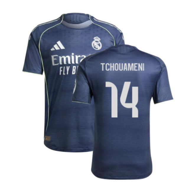 Pro Style Real Madrid Away Pro Level Shirt 2025-2026 (Tchouameni 14)