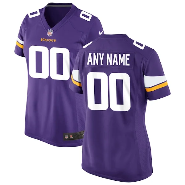 None Minnesota Vikings Game Jersey - Purple | NFL Player Jersey