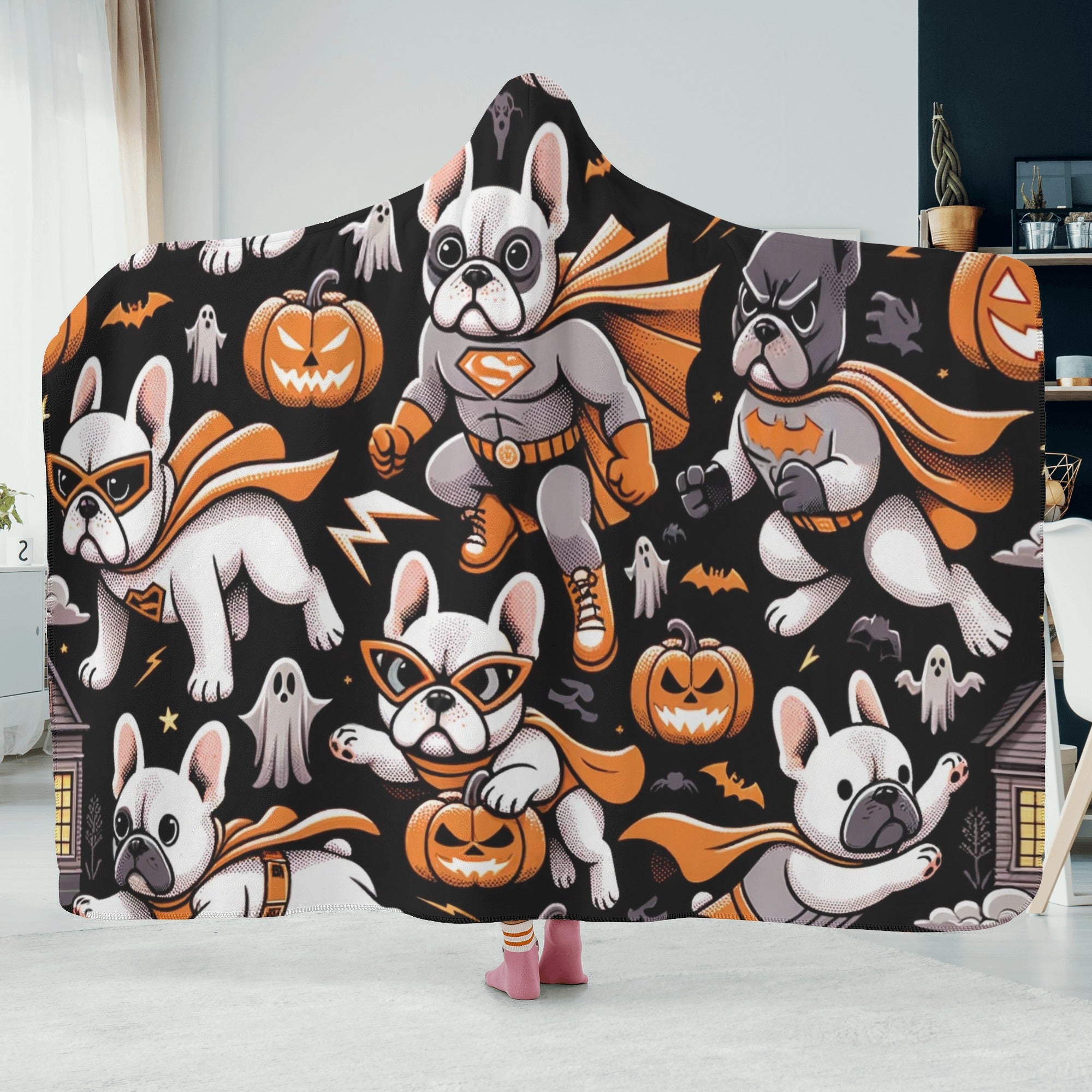 Roxy - Frenchie Lover Hooded Blanket Indoor Comfort | Premium Quality