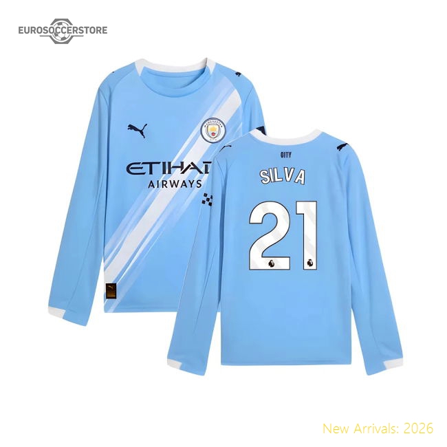 Man City Soccer Jerseys Children 2025 Home Jersey Match Day Game Day Football Fan Gear