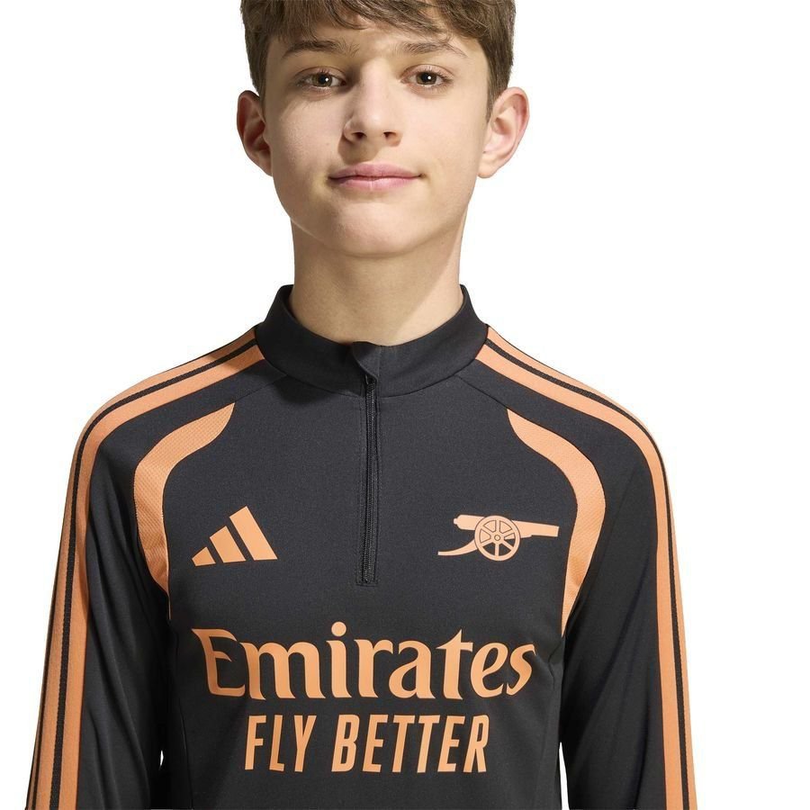 Arsenal Training Shirt - Black/Orange Kids
