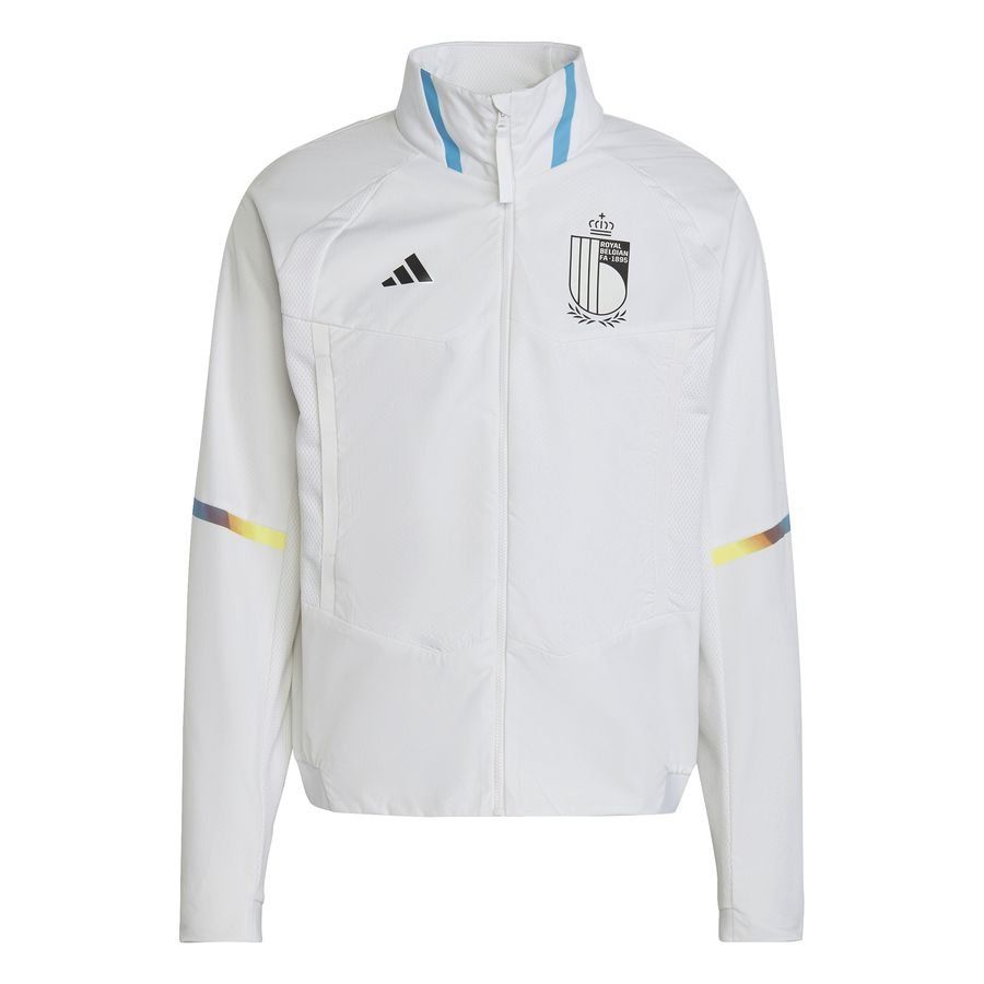 Belgium Track Travel Jacket Designed For Gameday Pure White