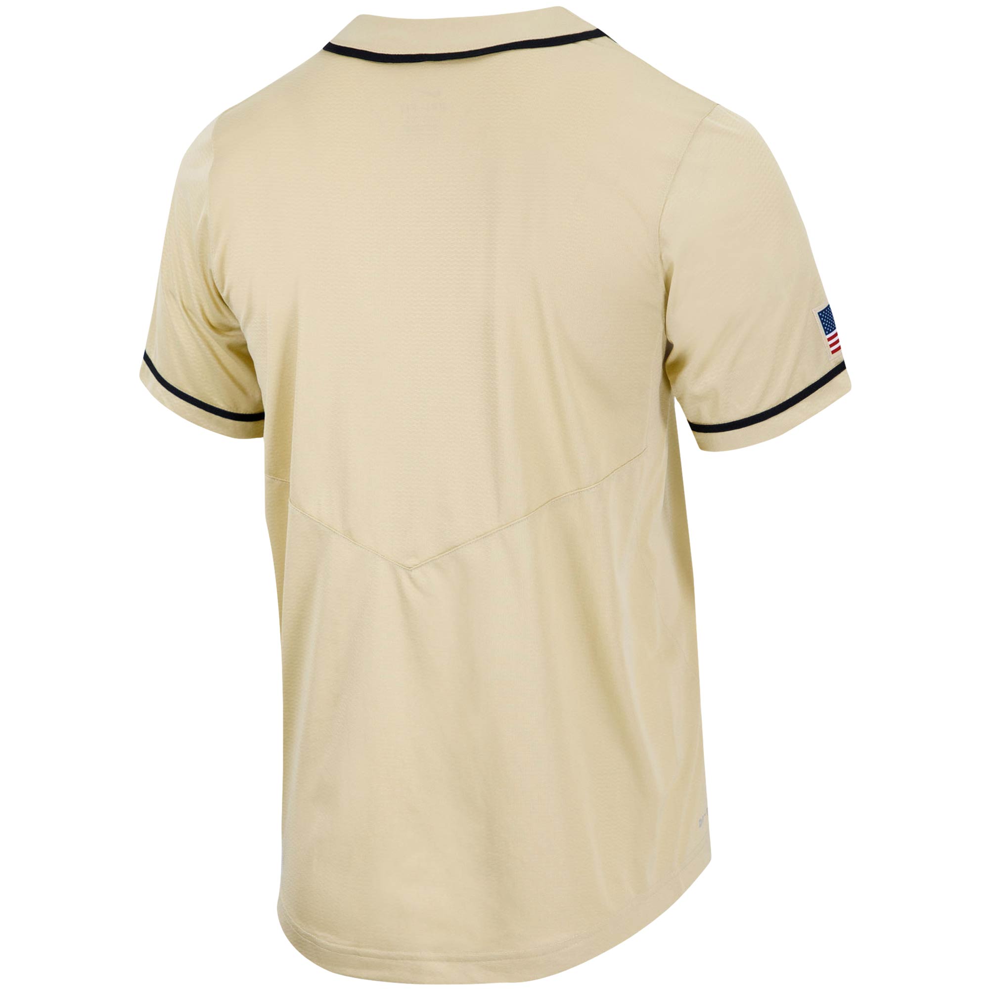 [NJP] Army Black Knights Replica Full-Button Baseball Jersey - Gold