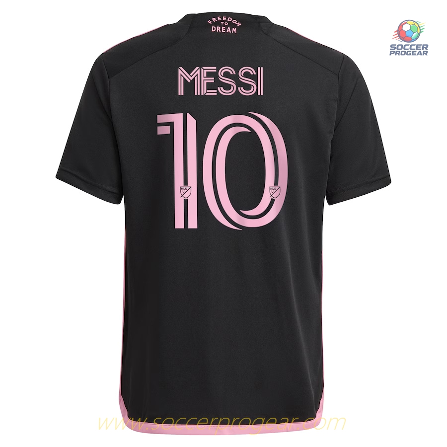 Inter Miami Messi Soccer Team Shirt 2024-2025 Season Away Youth