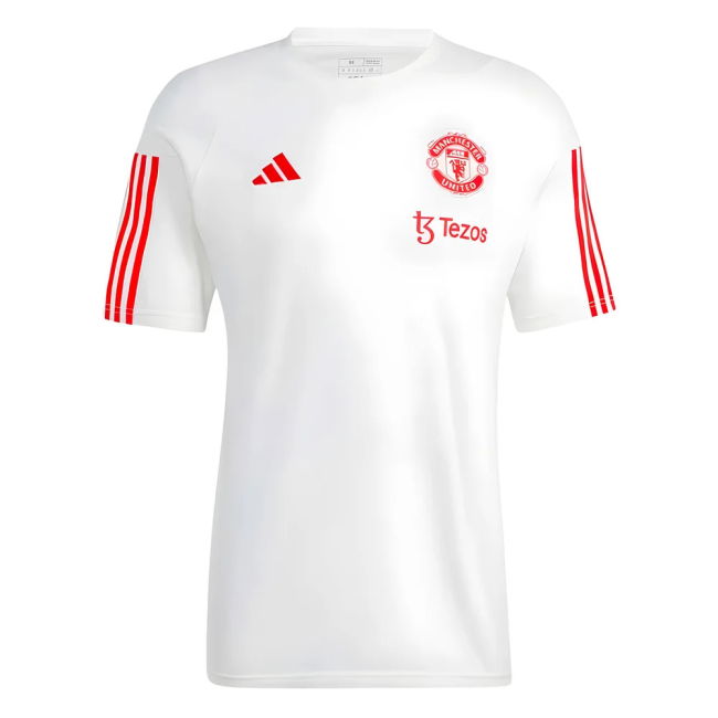 Women's 2023-2024 Man Utd Training Tee (White)