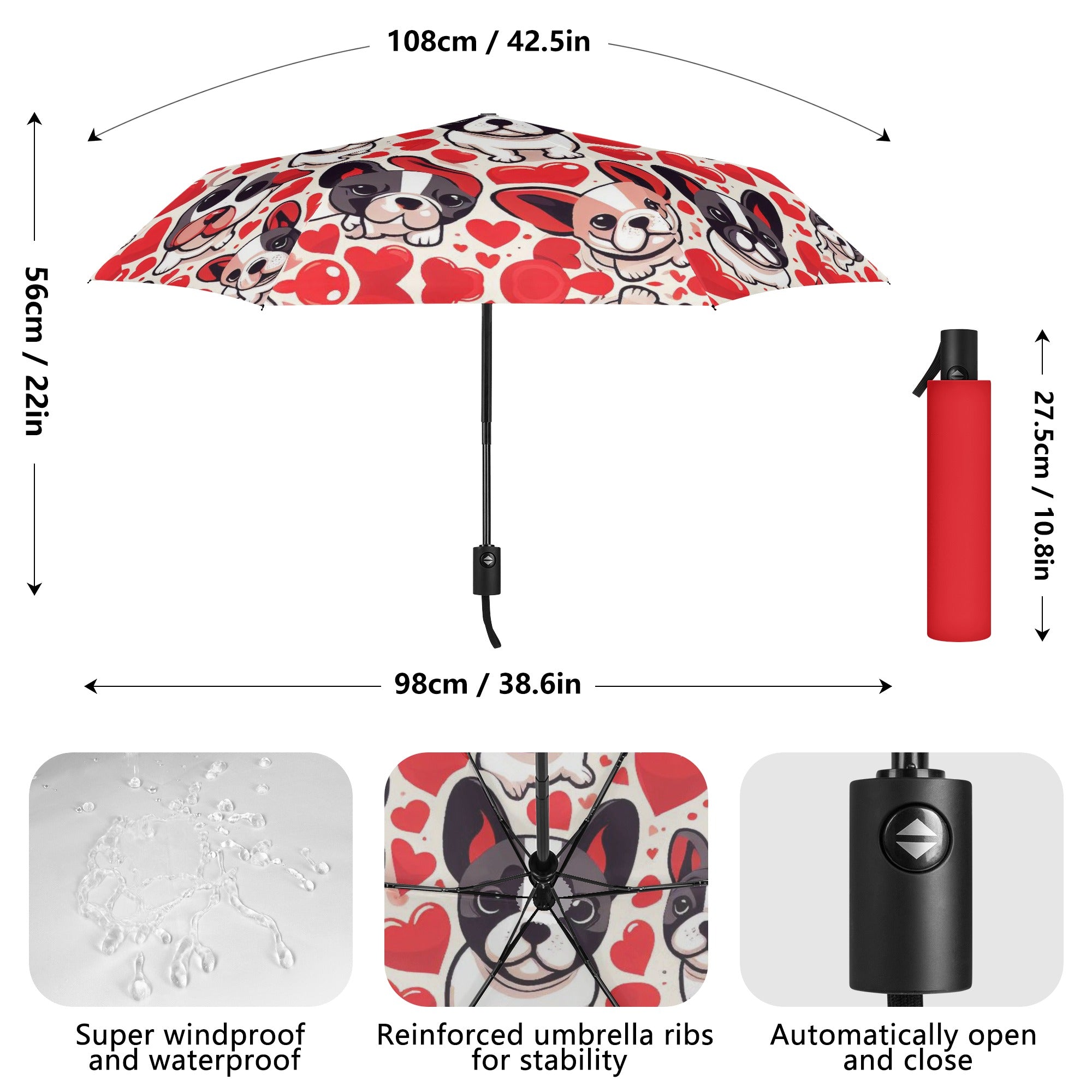 Paisley - Safe Umbrella Paw Protection | Breed-optimized