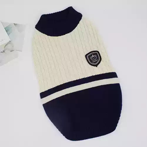 Sweater – Soft Sleeveless Pullover For Small Dogs Frenchie Themed Wear