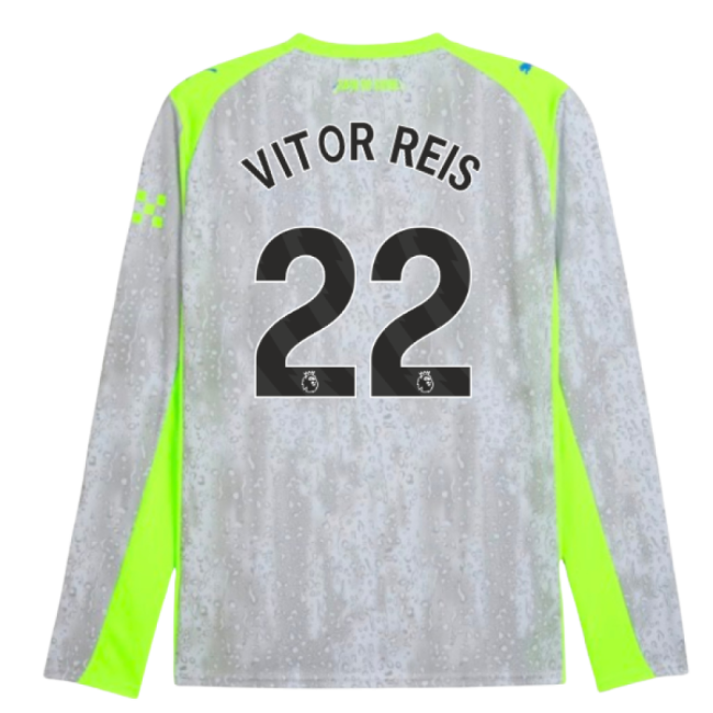 Vitor Reis 22 Heritage Man City Heritage Design Third Vintage Shirt